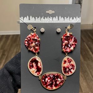 Statement Necklace earrings set